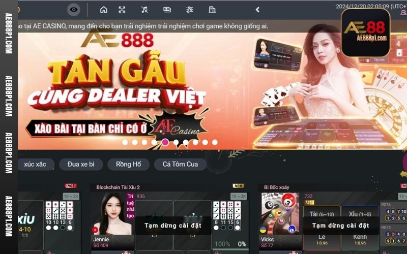AE Sexy là sảnh game uy tín tại AE888