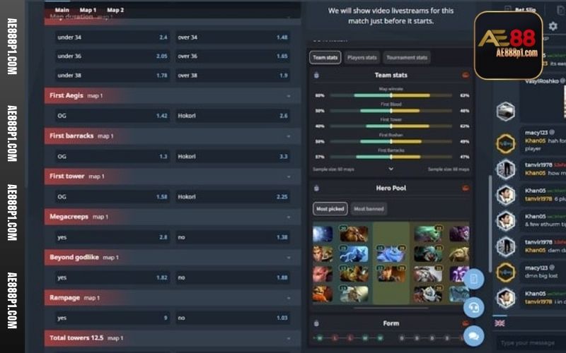 Cá cược Esport AE888, hay còn gọi là thể thao điện tử