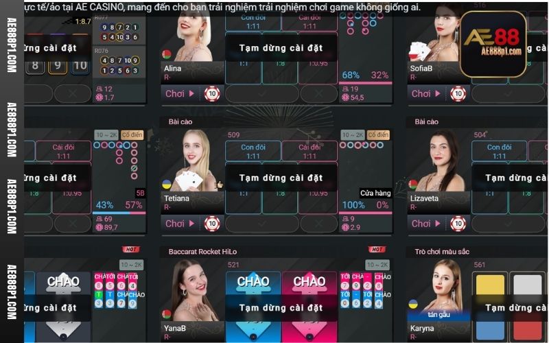 Tận hưởng kho game thú vị tại AE Sexy