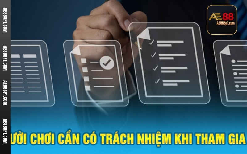 Trách nhiệm người chơi AE888 là không bị cuốn vào những căng thẳng hay kỳ vọng quá lớn